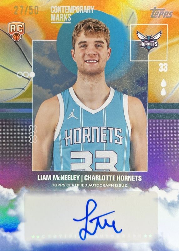 2025 Topps #CM-LM Contemporary Marks - Gold Rainbow /50