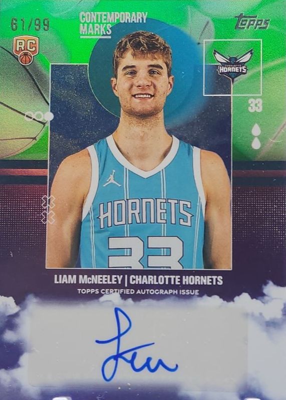 2025 Topps #CM-LM Contemporary Marks - Green Rainbow /99