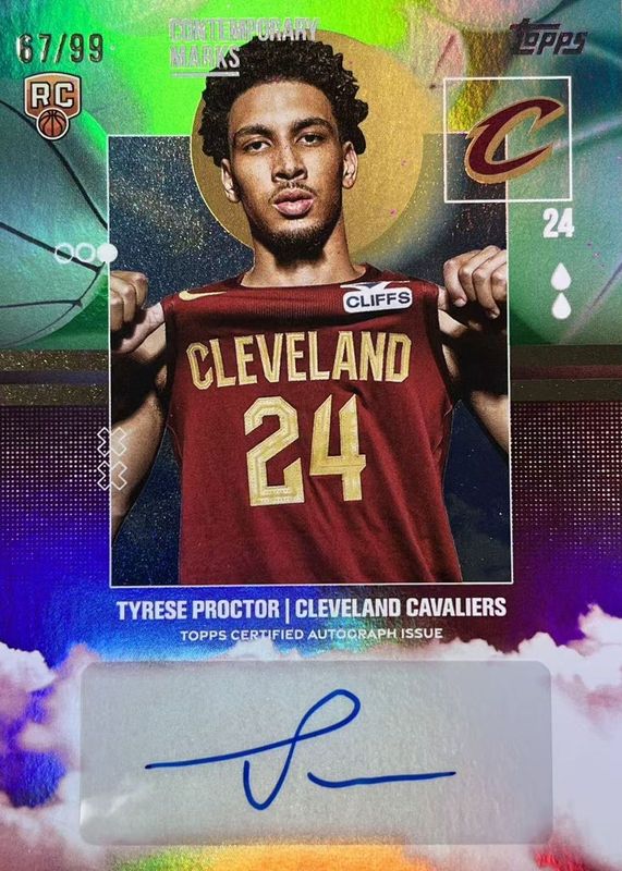 2025 Topps #CM-TP Contemporary Marks - Green Rainbow /99