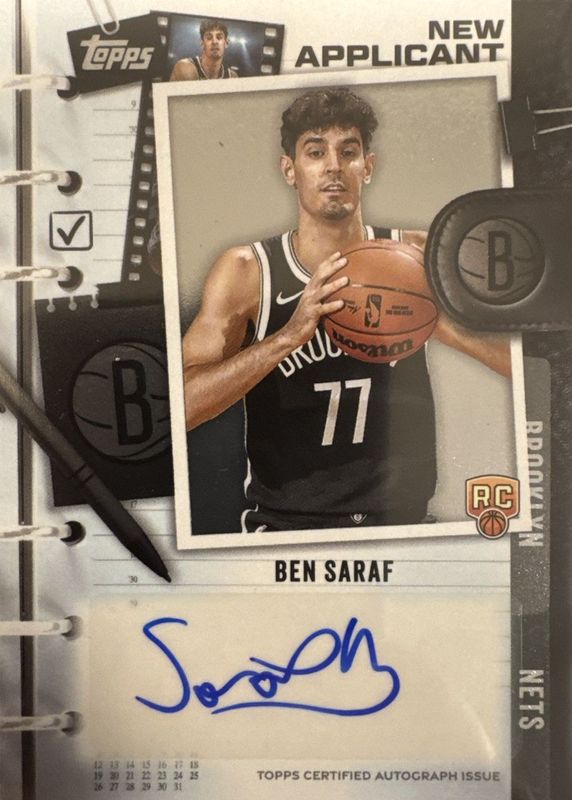 2025 Topps #NA-BS New Applicants Autographs
