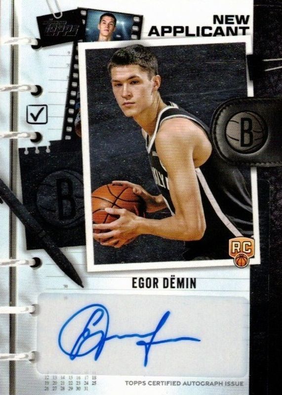 2025 Topps #NA-ED New Applicants Autographs