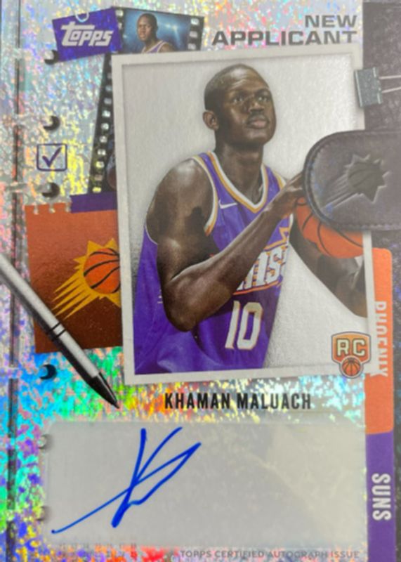 2025 Topps #NA-KM New Applicants Autographs - Holo Foil