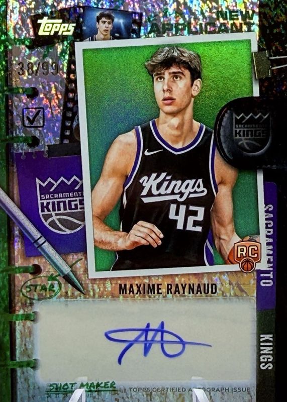 2025 Topps #NA-MR New Applicants Autographs - Green Holo Foil /99