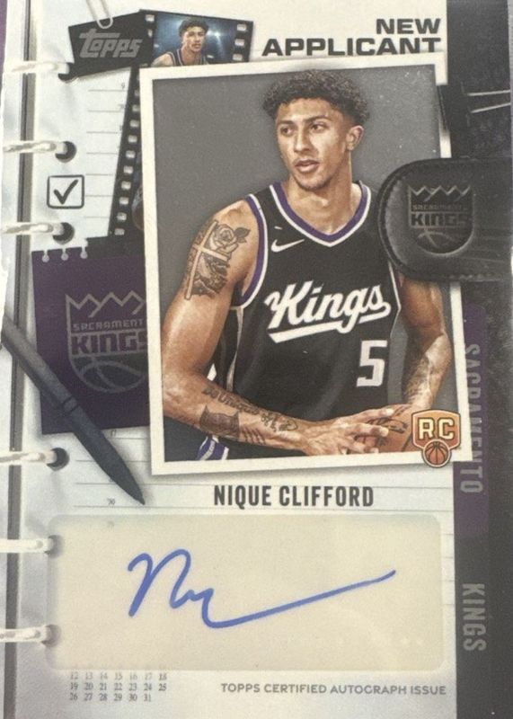 2025 Topps #NA-NC New Applicants Autographs