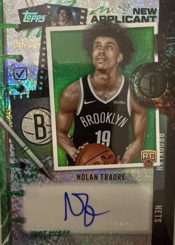 2025 Topps #NA-NT New Applicants Autographs - Green Holo Foil /99