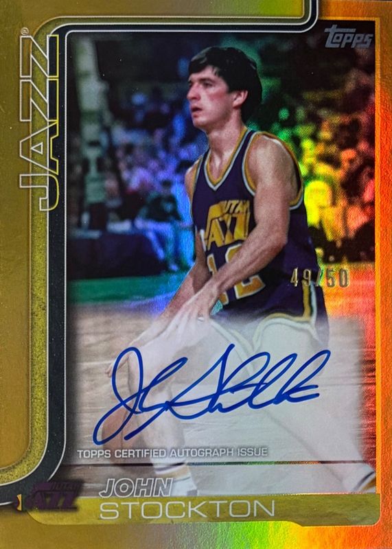 2025 Topps #TFRA-JS Flagship Real One Autographs - Gold Rainbow /50