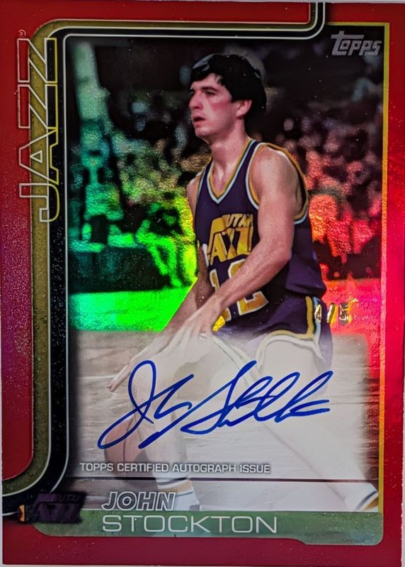 2025 Topps #TFRA-JS Flagship Real One Autographs - Red Rainbow /5