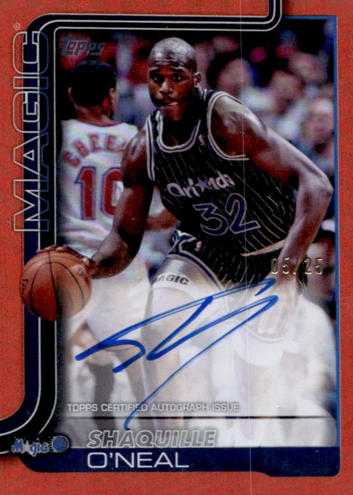 Shaquille O'Neal 2025 Topps #TFRA-SO Flagship Real One Autographs