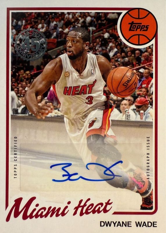 Dwyane Wade 2025 Topps #80B2-DW 1980-81 Topps Autographs Price