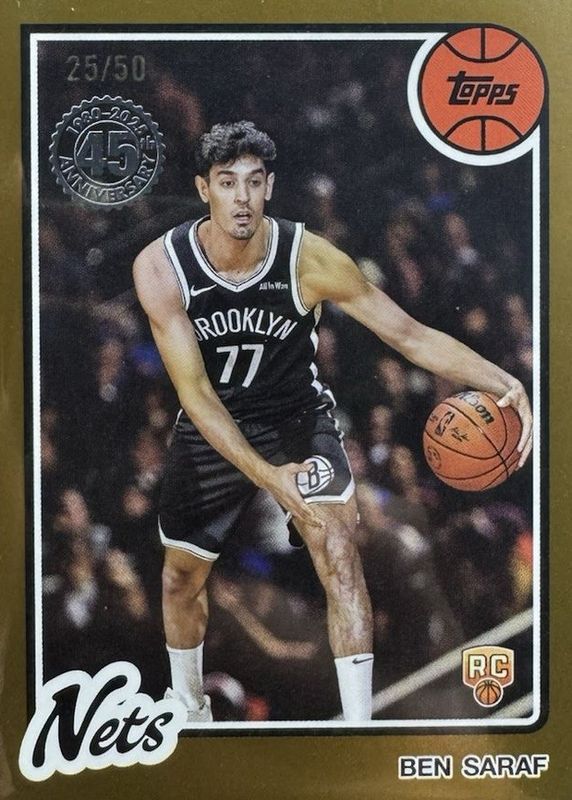 2025 Topps #80BK-72 1980-81 Topps - Gold /50