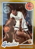 Cedric Coward 2025 Topps #80BK-58 1980-81 Topps - Gold /50 Price