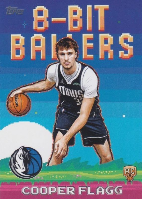 Cooper Flagg 2025 Topps #8B-31 8-Bit Ballers Rookie SGC 9
