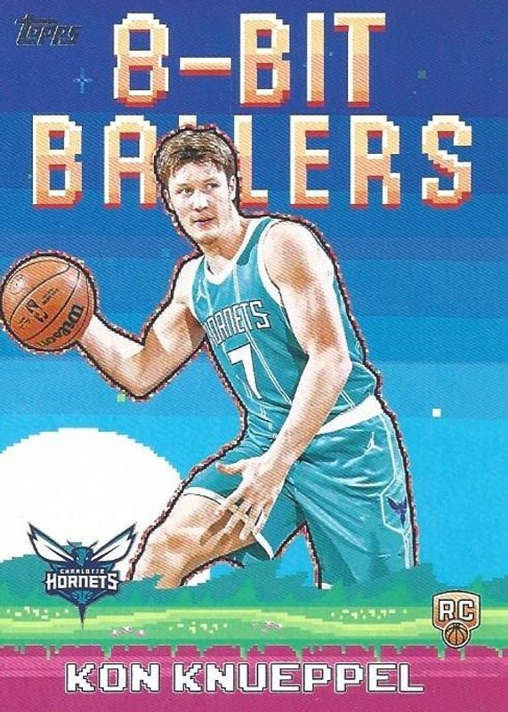 Kon Knueppel 2025 Topps #8B-34 8-Bit Ballers Rookie RAW