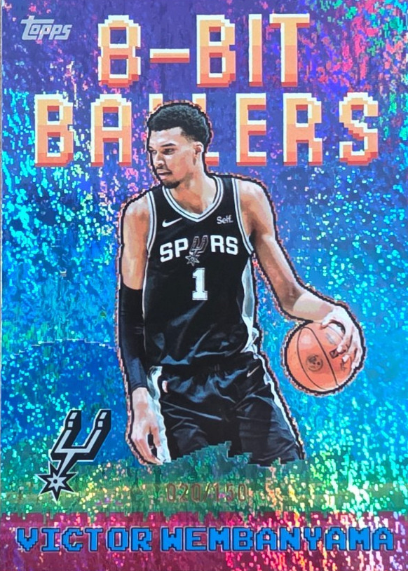 BALLERS ウェンビー 2025-26 Topps Basketball 8-Bit Ballers 8B-4 Victor Wembanyama