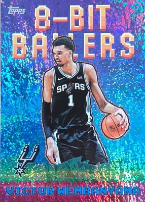 2025 Topps #8B-4 8-Bit Ballers - Blue Holo Foil /150