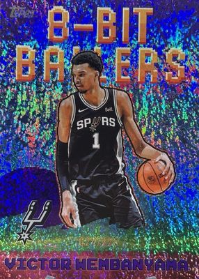 2025 Topps #8B-4 8-Bit Ballers - Purple Holo Foil /250