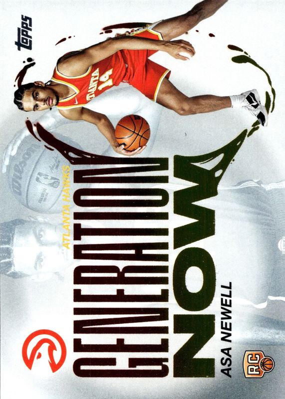 Asa Newell 2025 Topps #GN-23 Generation Now Rookie RAW