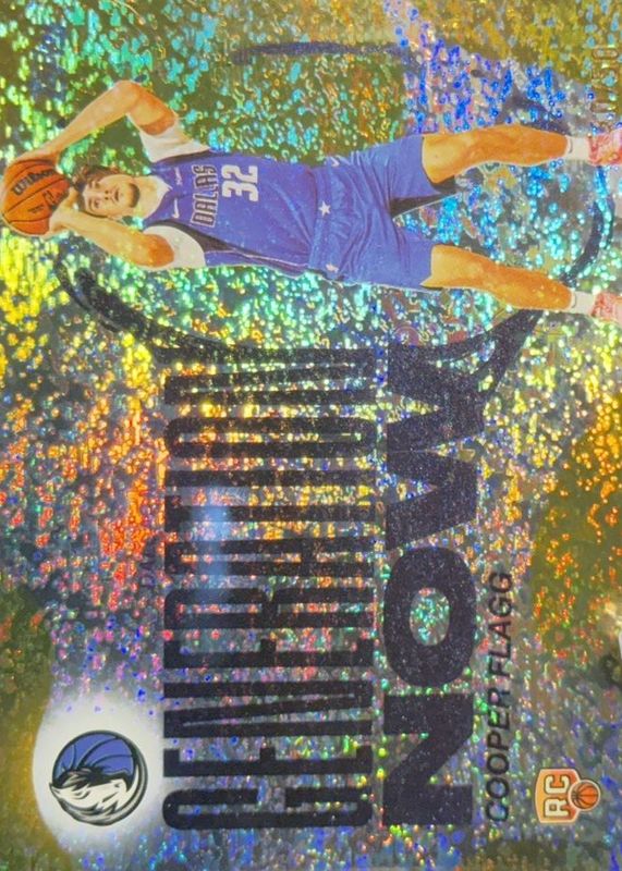 Cooper Flagg 2025 Topps #GN-1 Generation Now - Gold Holo Foil /50 Rookie RAW