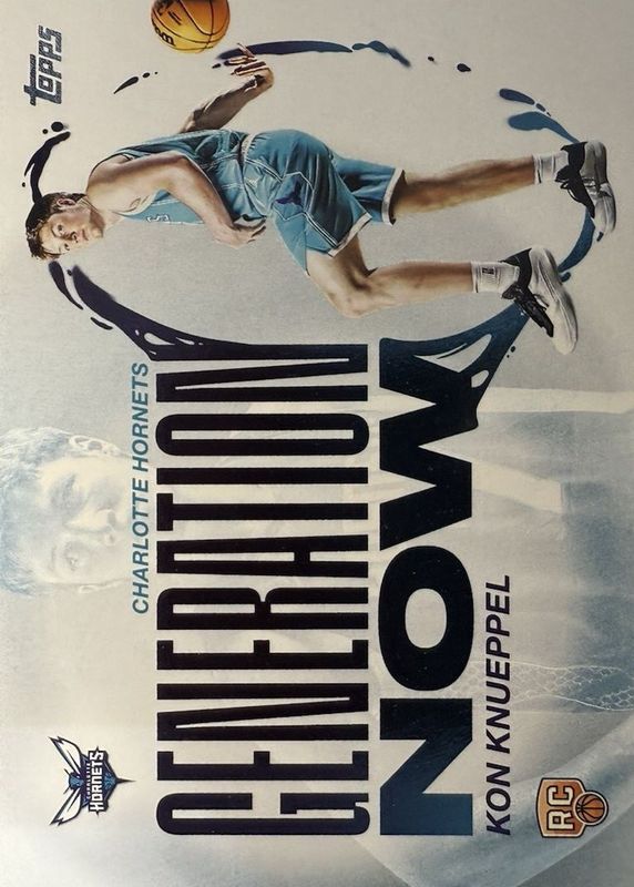 Kon Knueppel 2025 Topps #GN-4 Generation Now Rookie RAW