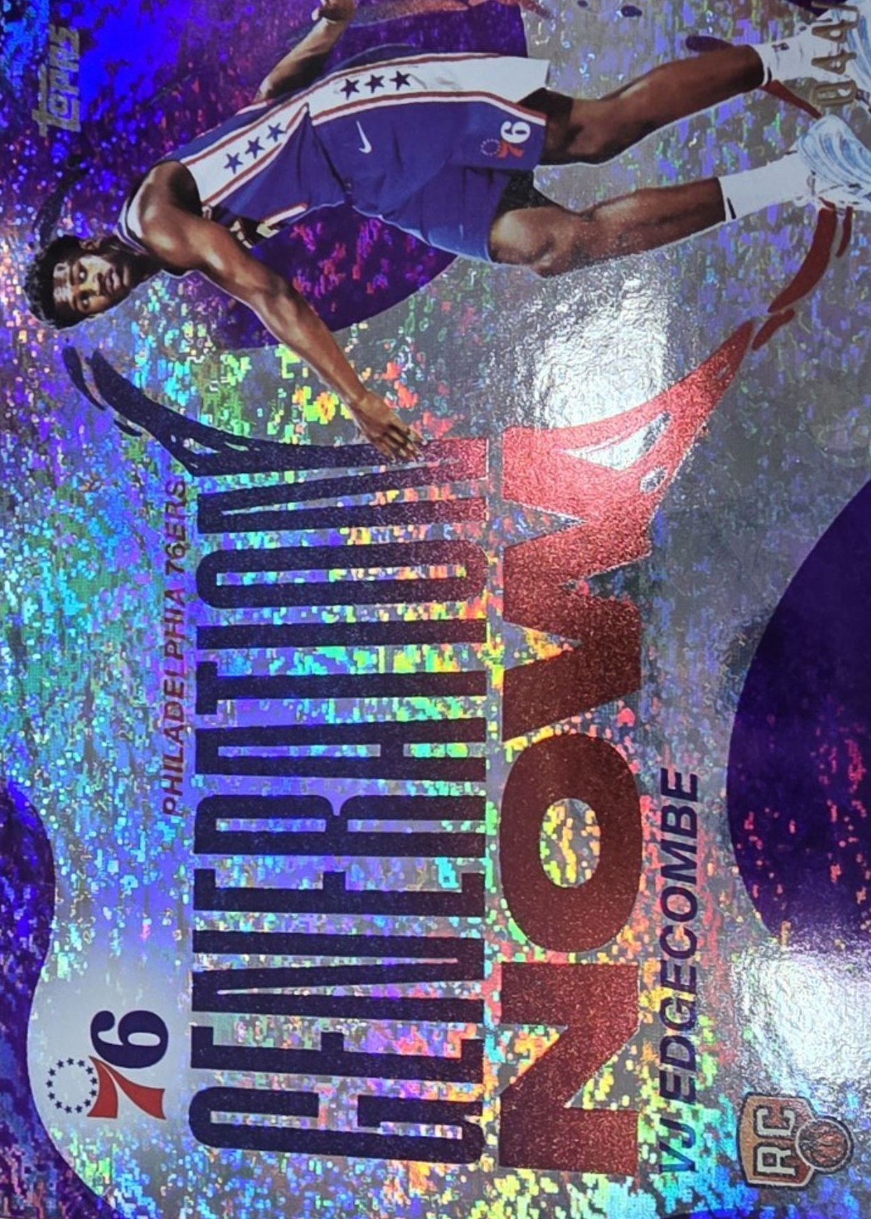 VJ Edgecombe 2025 Topps #GN-3 Generation Now - Purple Holo Foil