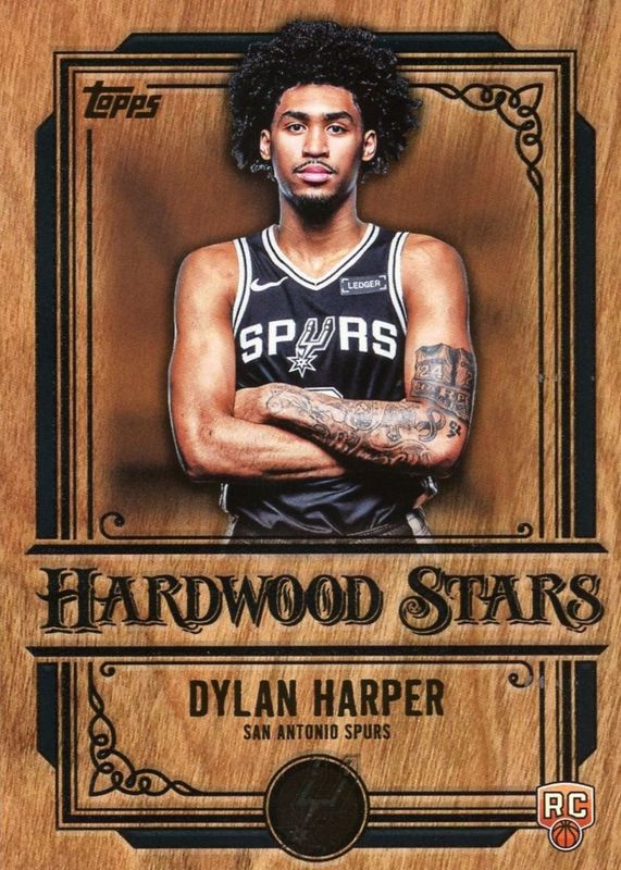 Dylan Harper 2025 Topps #HS-12 Hardwood Stars /(SSP) Rookie RAW