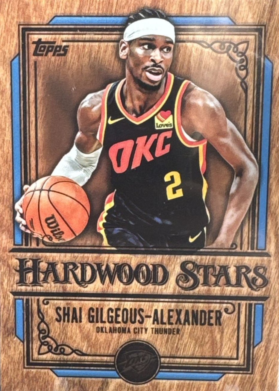 Shai Gilgeous-Alexander 2025 Topps #HS-6 Hardwood Stars /(SSP 