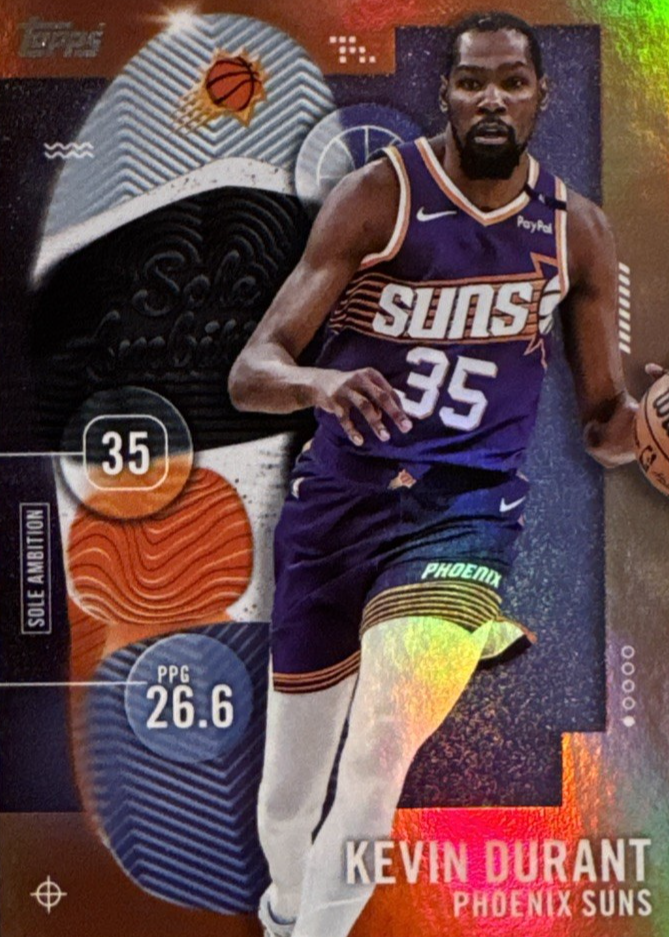 Kevin Durant 2025 Topps #SA-2 Sole Ambition /(SSP) Price Guide