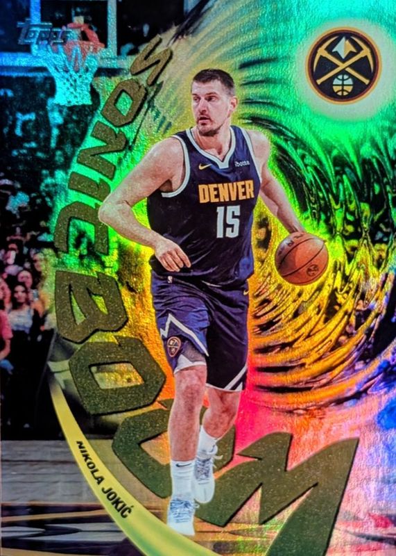 Nikola Jokic 2025 Topps #SB-4 Sonic Boom /(SSP) RAW