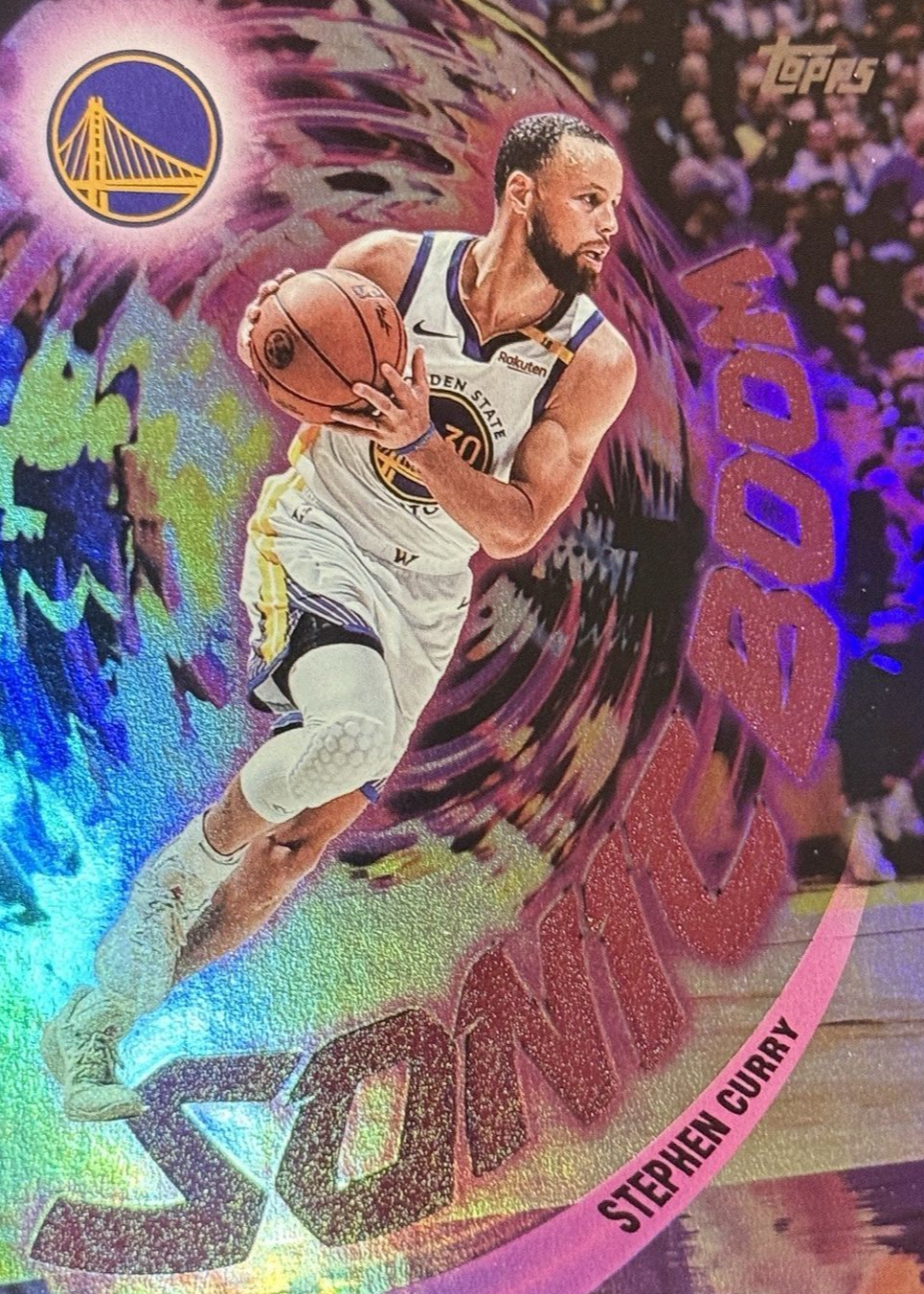 Stephen Curry 2025 Topps #SB-12 Sonic Boom /(SSP) Price Guide