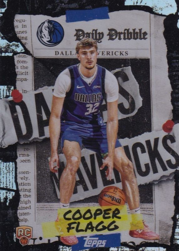 Cooper Flagg 2025 Topps #DD-31 The Daily Dribble Rookie BGS 10 PRISTINE