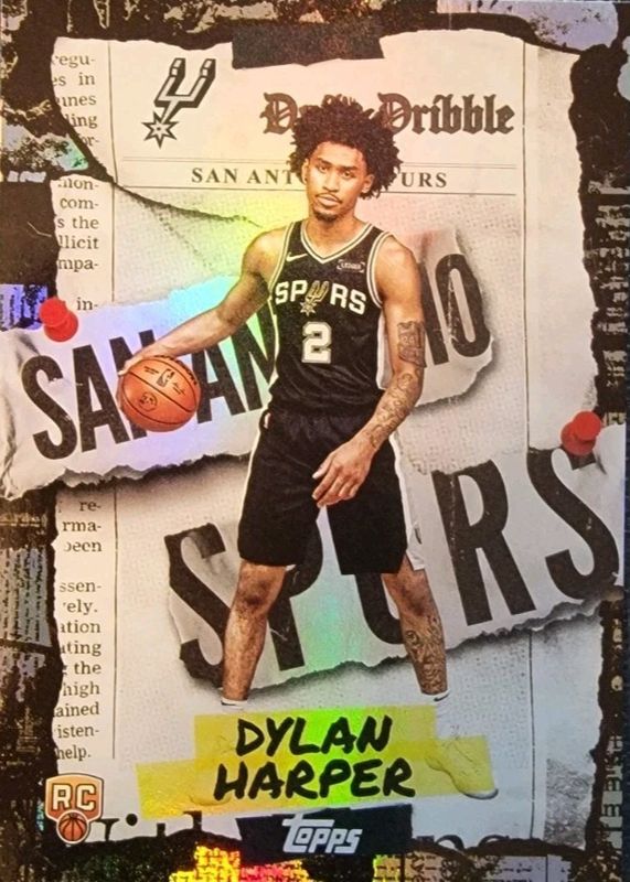 Dylan Harper 2025 Topps #DD-32 The Daily Dribble Rookie SGC 9.5
