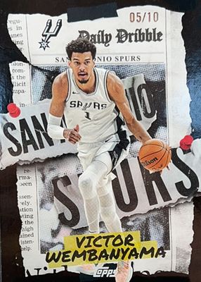 2025 Topps #DD-11 The Daily Dribble - Black Rainbow /10