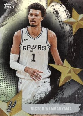 2025 Topps #SA-11 Stars of the NBA - Black Rainbow /10