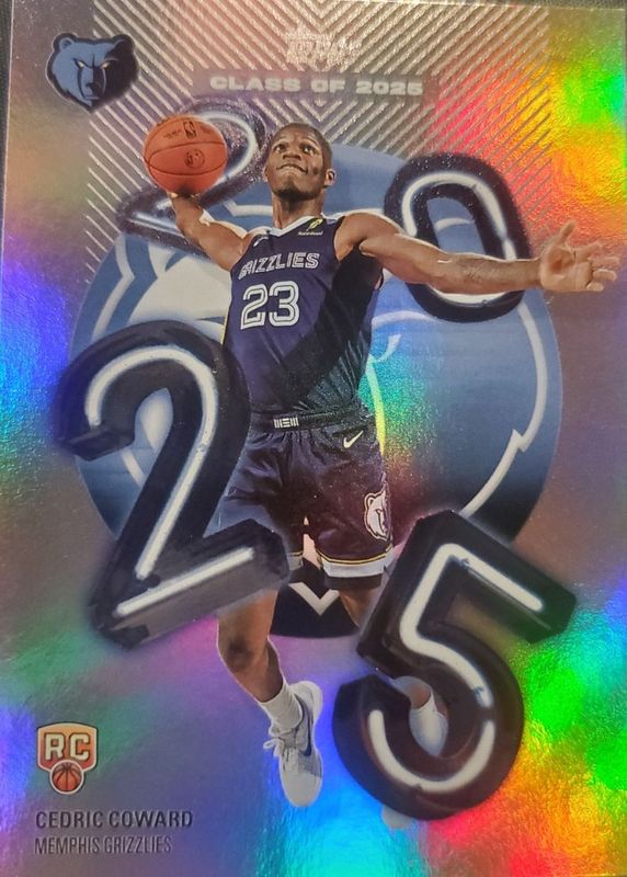 Cedric Coward 2025 Topps #C25-11 Class of 2025 /(SSP) Rookie RAW