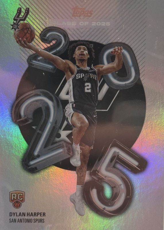 Dylan Harper 2025 Topps #C25-2 Class of 2025 /(SSP) Rookie RAW