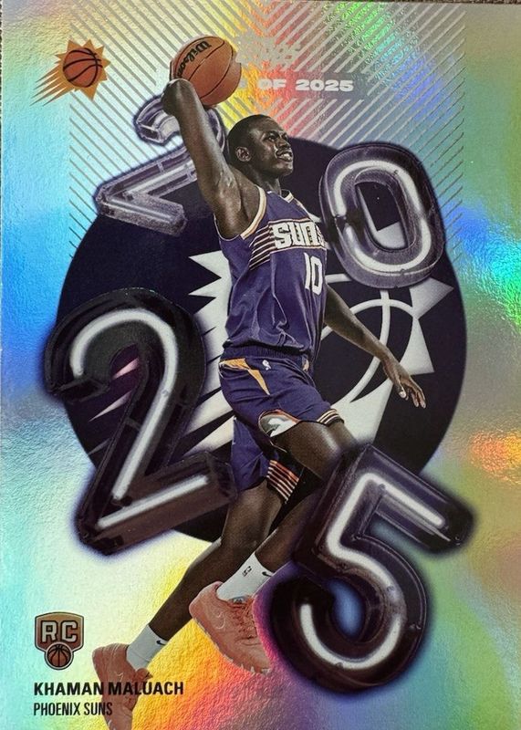 Khaman Maluach 2025 Topps #C25-10 Class of 2025 /(SSP) Rookie RAW