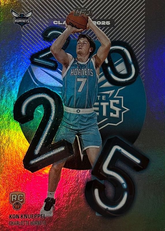 Kon Knueppel 2025 Topps #C25-4 Class of 2025 /(SSP) Rookie RAW