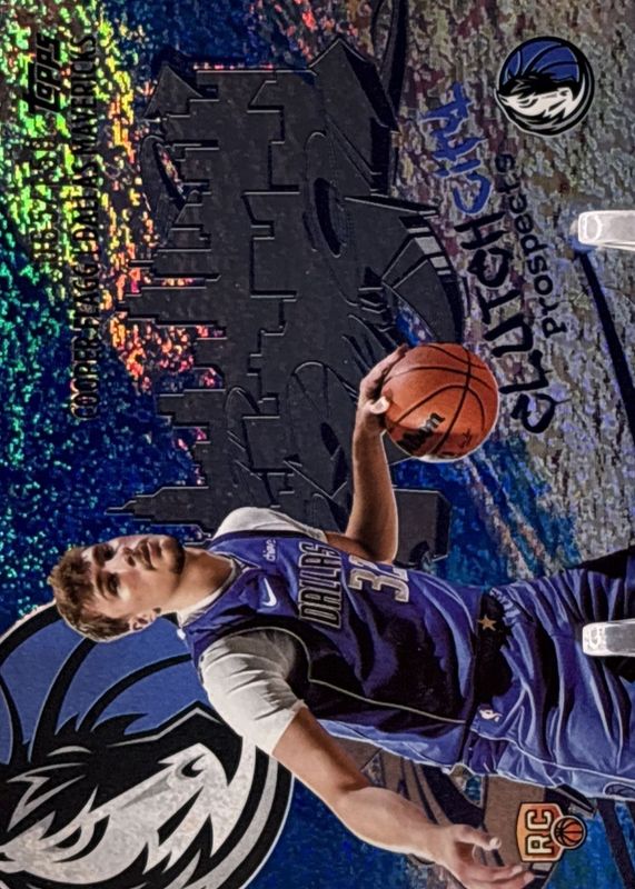 Cooper Flagg 2025 Topps #CC-1 Clutch City Prospects - Blue Holo Foil /150 Rookie RAW