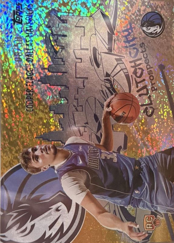 Cooper Flagg 2025 Topps #CC-1 Clutch City Prospects - Gold Holo Foil /50 Rookie RAW