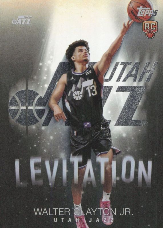 Walter Clayton Jr. 2025 Topps #L-18 Levitation Rookie RAW