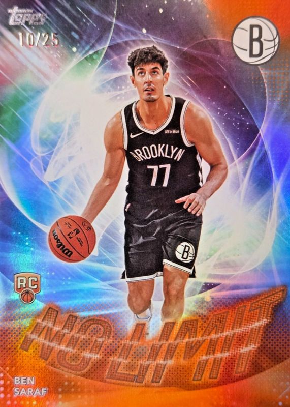 2025 Topps #NL-26 No Limit - Orange Rainbow /25