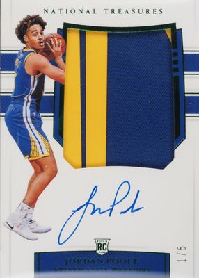 2019 National Treasures #119 Rookie Patch Auto - Emerald /5