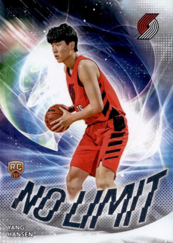 Yang Hansen 2025 Topps #NL-16 No Limit Rookie RAW
