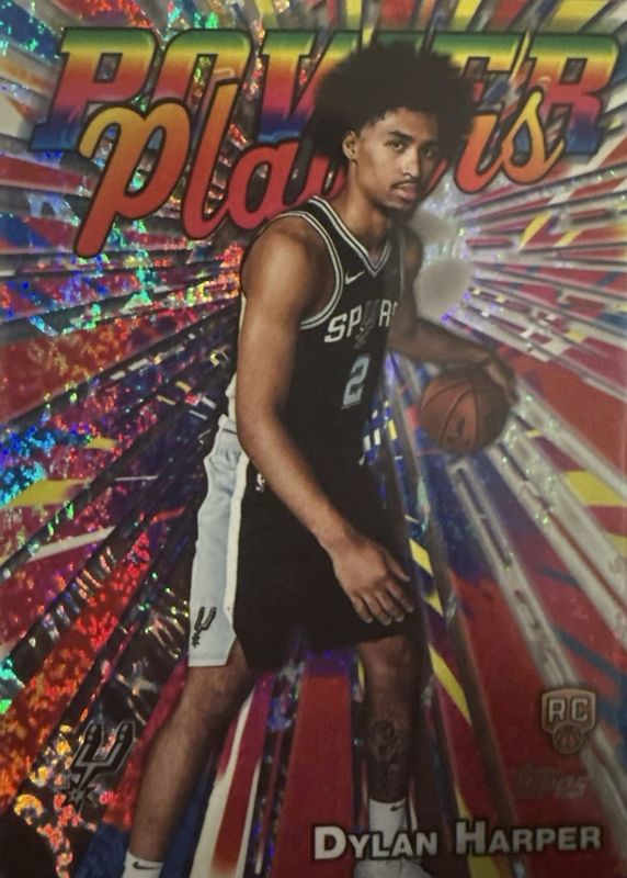 Dylan Harper 2025 Topps #PP-17 Power Players - Holo Foil Rookie SGC 9.5