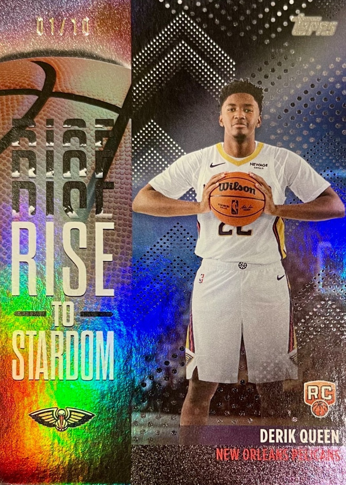 Derik Queen 2025 Topps #RTS-13 Rise to Stardom - Black Rainbow /10 ...