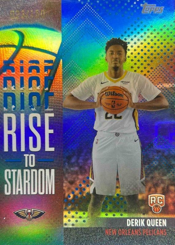 2025 Topps #RTS-13 Rise to Stardom - Blue Rainbow /150