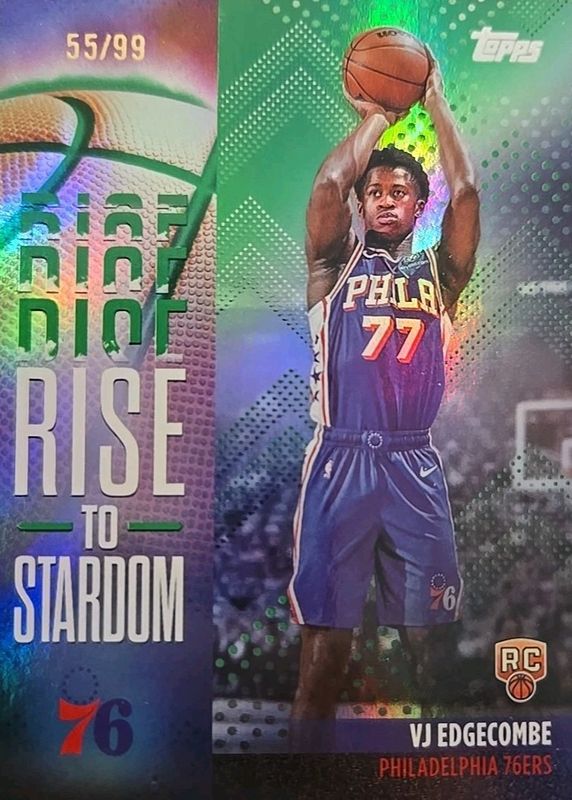 2025 Topps #RTS-3 Rise to Stardom - Green Rainbow /99