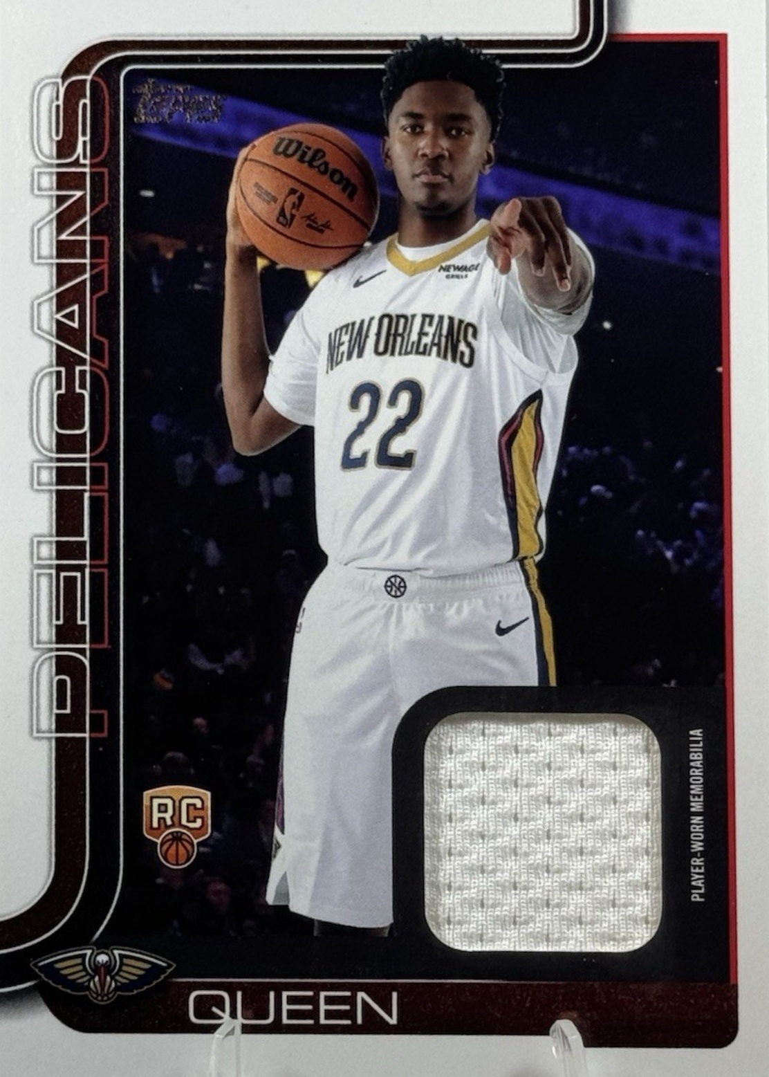 Derik Queen 2025 Topps #FRO-DQ Flagship Real One Relics Price Guide ...