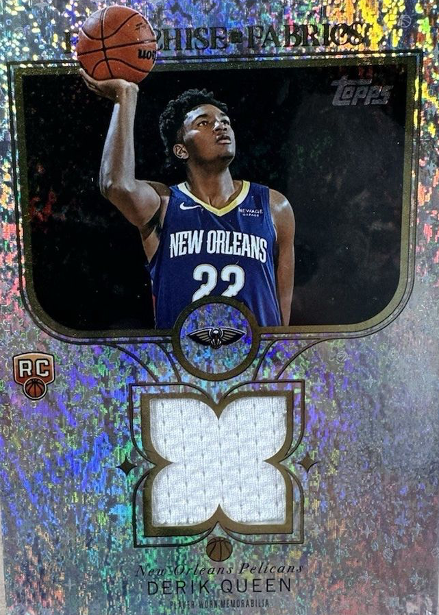 Derik Queen 2025 Topps #FF-DQ Franchise Fabrics - Holo Foil Price