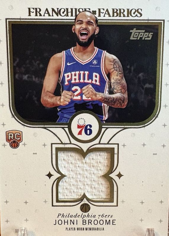 2025 Topps #FF-JO Franchise Fabrics